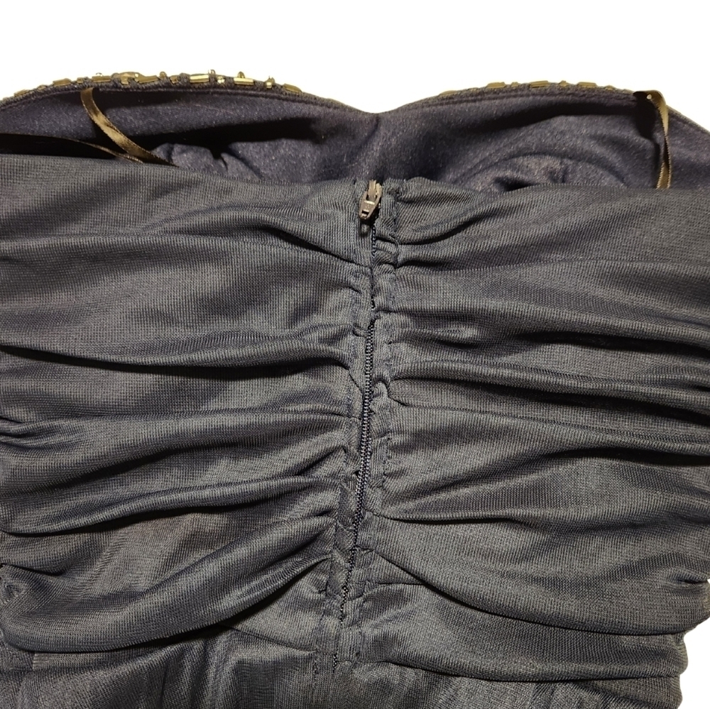 B. Darlin Strapless Navy Dress - Picture 8 of 13